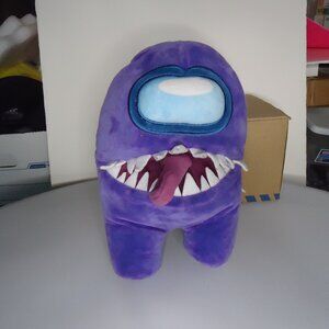 AMONG US 10" Premium Purple Imposter Plush Bendable Tongue Fandom Gaming